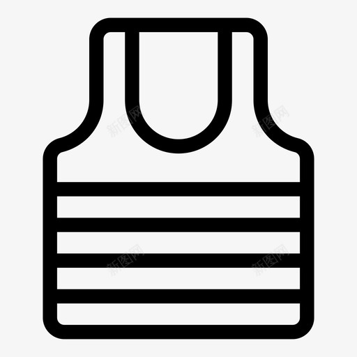 背心反光安全svg_新图网 https://ixintu.com 背心 反光 安全 能见度 结构