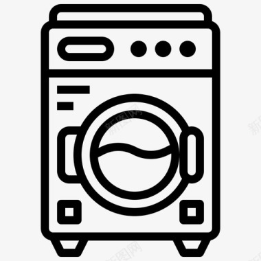 采购产品洗衣机洗衣机电子产品图标