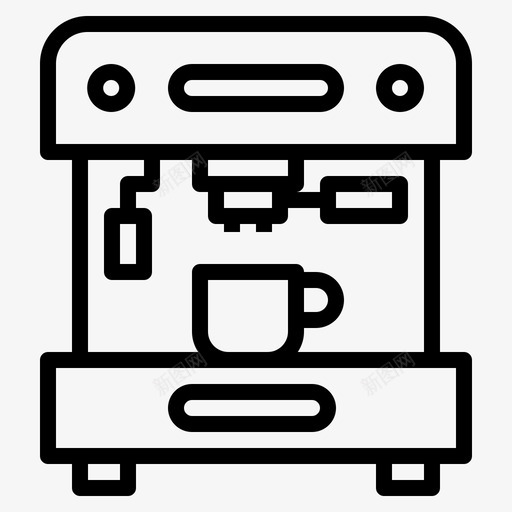 咖啡杯子浓缩咖啡机svg_新图网 https://ixintu.com 咖啡 咖啡杯 杯子 浓缩 咖啡机 商店