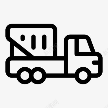 卡车汽车货运卡车图标