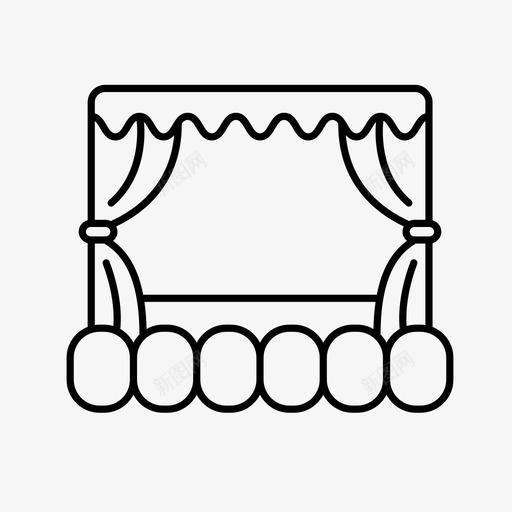 剧院芭蕾舞幕布svg_新图网 https://ixintu.com 剧院 芭蕾舞 幕布 歌剧 舞台 巴黎
