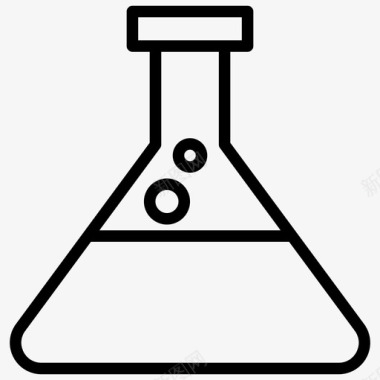 锥形瓶化学瓶化学图标