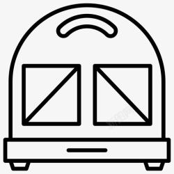 面包内部三明治制造商面包吃高清图片