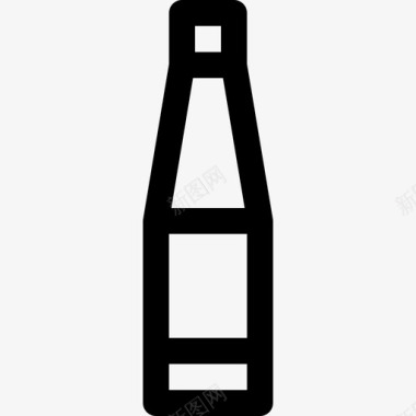 塑料瓶饮料容器图标