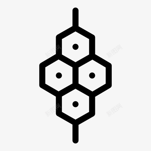 细胞六角形三个svg_新图网 https://ixintu.com 六角形 细胞 三个 生态 元素