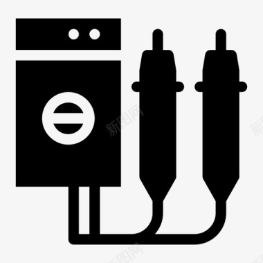 电压表能源工业图标