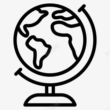 环球地球全球图标