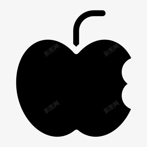 苹果饮食食品svg_新图网 https://ixintu.com 苹果 饮食 食品 水果 素食 健身