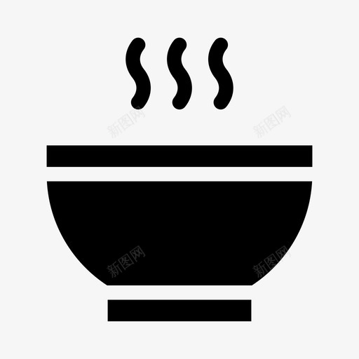 汤肉汤食物svg_新图网 https://ixintu.com 汤肉汤 肉汤 食物 汤碗热 治疗 填充