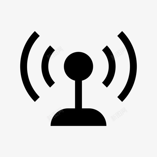 天线信号收音机wifisvg_新图网 https://ixintu.com 天线 信号 收音机 无线 互联网 标志