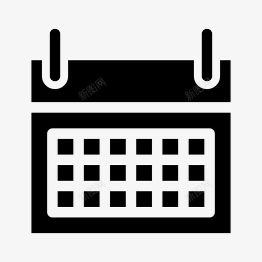 日历预订日期svg_新图网 https://ixintu.com 日期 日历 预订 月份 基本 信息 填充