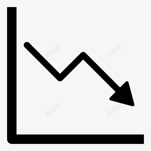 烧毁图表下降图表svg_新图网 https://ixintu.com 图表 烧毁 下降