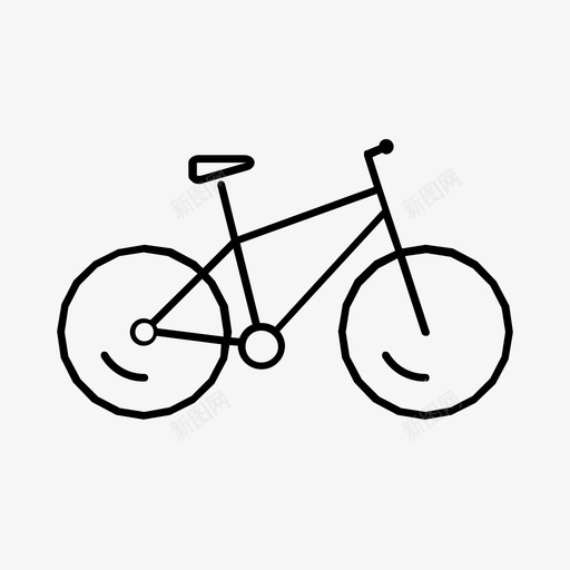 山地车自行车交通工具svg_新图网 https://ixintu.com 山地 自行车 交通工具