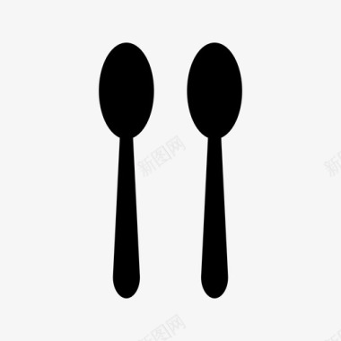 勺子食物33件家庭用品图标