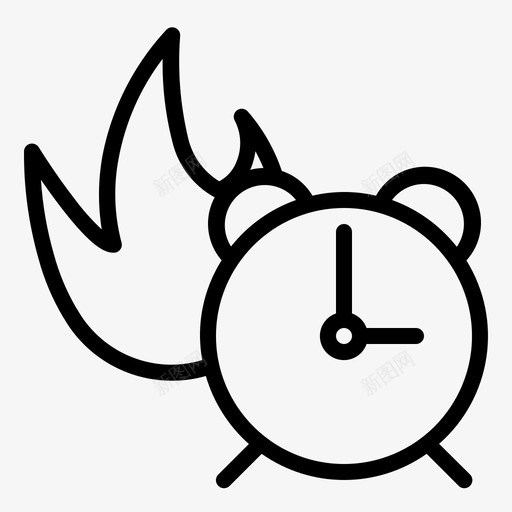 燃烧时间最后期限火灾svg_新图网 https://ixintu.com 时间 燃烧 最后 期限 火灾 秒表