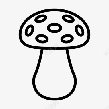蘑菇食品木耳图标