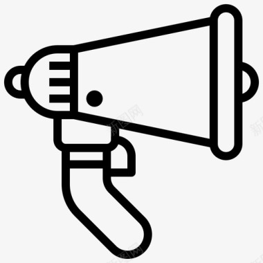 扩音器扬声器搜索引擎优化和网络图标