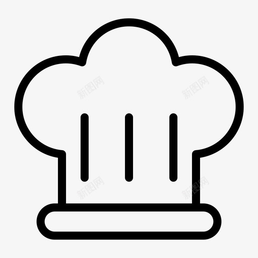 厨师帽子餐馆svg_新图网 https://ixintu.com 厨师 帽子 餐馆 食物 大纲