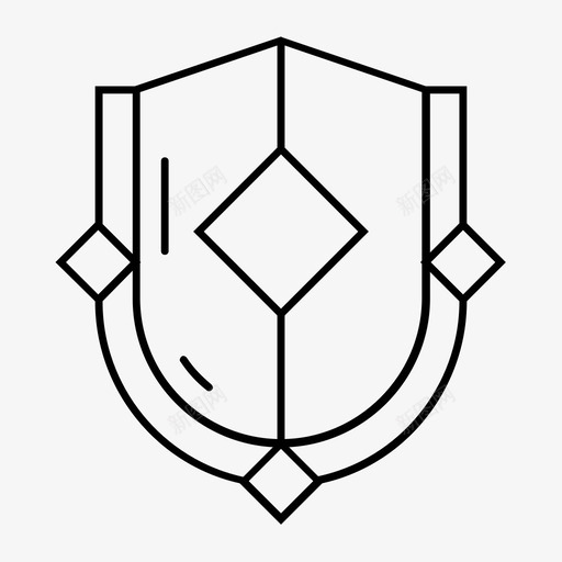 盾牌防御者守卫svg_新图网 https://ixintu.com 盾牌 防御者 守卫 保护 武器
