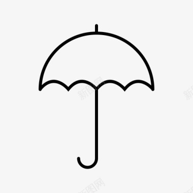 伞雨太阳图标