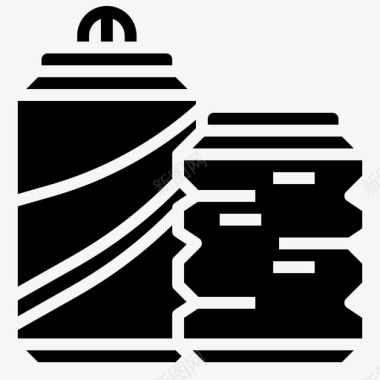 罐装汉堡菜单图标