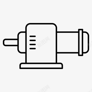 变速箱输出轴齿轮离合器输出轴图标