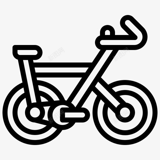 自行车交通工具日常用品svg_新图网 https://ixintu.com 自行车 交通工具 日常用品