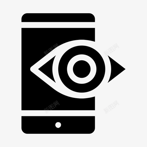 电子产品眼睛模式svg_新图网 https://ixintu.com 电子产品 眼睛 模式 隐私 智能 手机 视图 社交 媒体