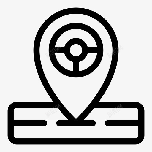 位置距离定位销svg_新图网 https://ixintu.com 位置 距离 定位 销地 地图 销点 标志 驾校