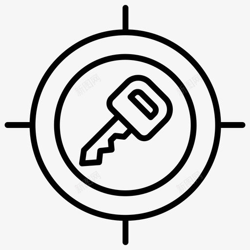 密钥安全目标svg_新图网 https://ixintu.com 密钥 安全 目标 网络