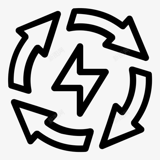 节约生态效率svg_新图网 https://ixintu.com 节约 生态 效率 能源 节能