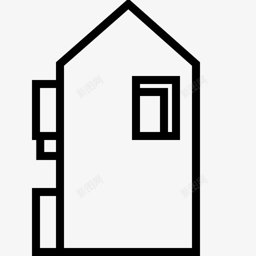 公寓建筑家svg_新图网 https://ixintu.com 公寓 建筑家 房子 现代