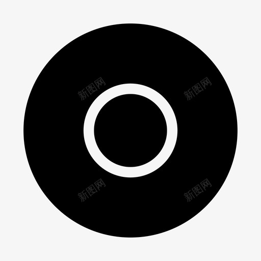 录制按钮圆圈圆点svg_新图网 https://ixintu.com 录制 按钮 圆圈 圆点 公制 音乐 填充