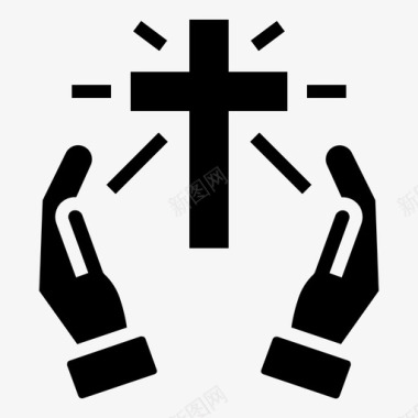 耶稣基督徒宗教图标