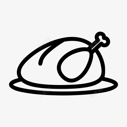 鸡肉菜肴食物svg_新图网 https://ixintu.com 食物 鸡肉 菜肴 午餐 肉食 概述