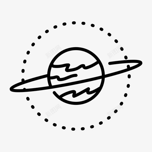 行星轨道任务火箭svg_新图网 https://ixintu.com 行星 轨道 任务 太空 火箭
