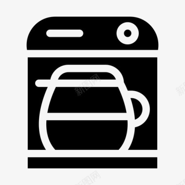 咖啡机咖啡杯咖啡店图标