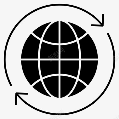 世界箭头制图图标