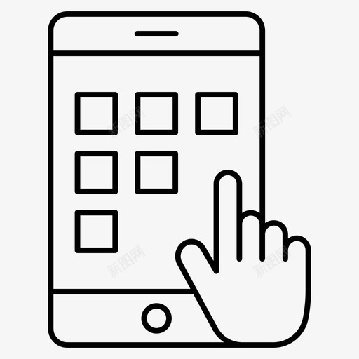 移动应用点击光标svg_新图网 https://ixintu.com 移动 应用 点击 光标 界面 触摸屏 其他