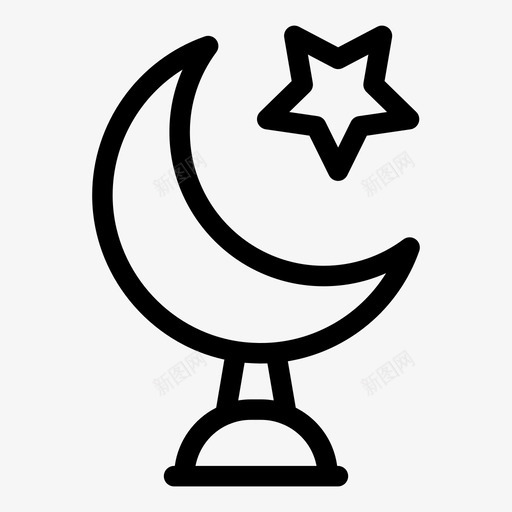 伊斯兰教宗教沙特阿拉伯svg_新图网 https://ixintu.com 宗教 伊斯兰教 沙特阿拉伯 星星 月亮 符号 包中