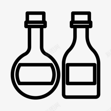 酱汁瓶容器塑料图标