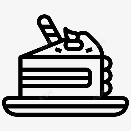蛋糕面包师蛋糕片svg_新图网 https://ixintu.com 蛋糕 面包师 甜点 食物 餐厅 面包房