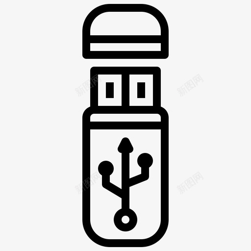 pendrive数据存储电子产品svg_新图网 https://ixintu.com 存储 数据 电子产品 文件 电影院