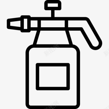 消毒剂瓶子喷雾器图标