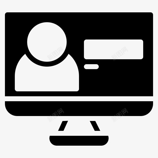 计算机用户联机个人svg_新图网 https://ixintu.com 计算机 用户 联机 个人 配置文件
