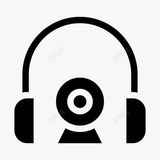 耳机音频游戏svg_新图网 https://ixintu.com 耳机 游戏 音频 声音 填充