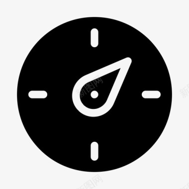 指南针方向工具图标