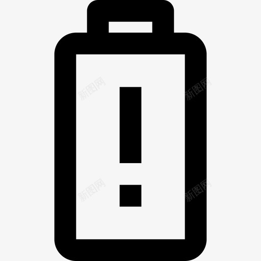 电池警告碱性能量svg_新图网 https://ixintu.com 电池 警告 碱性 能量 功率 轮廓