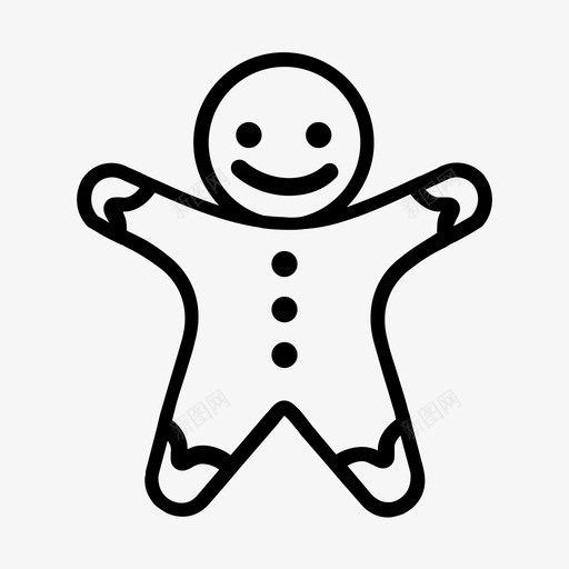 姜饼圣诞节圣诞蛋糕svg_新图网 https://ixintu.com 圣诞 姜饼 圣诞节 蛋糕 图标