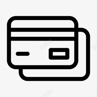 信用卡借记卡金融卡图标